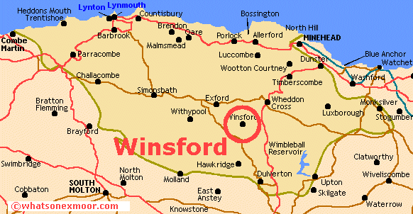 Map Of Winsford Cheshire Winsford Village Locator Map